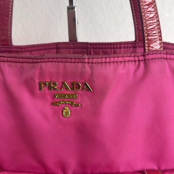 Prada nylon fuchsia tote - Picture 4 of 13